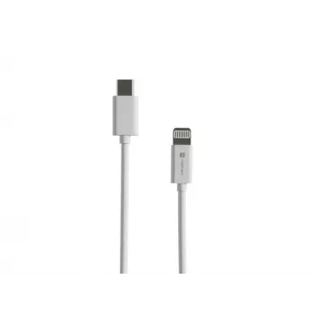 Καλώδιο Lightning (m) -> USB-C (m) 2m MFi Prati λευκό Natec NKA-2151