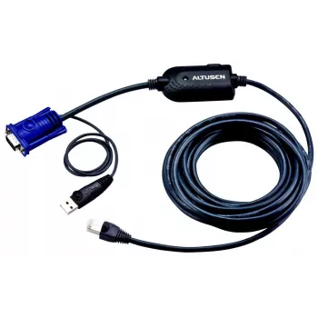 ATEN Καλώδιο προσαρμογέα KVM USB - VGA σε Cat5e/6 (μονάδα CPU)