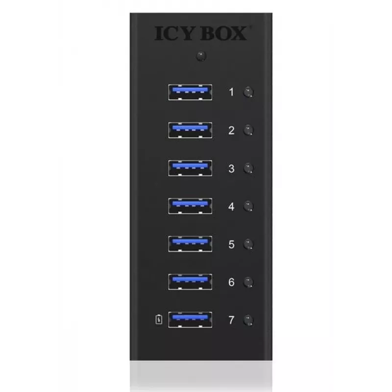 ICY BOX IB-AC618 USB 3.2 Gen 1 (3.1 Gen 1) Type-B 5000 Mbit/s μαύρο