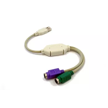 USB-> 2xPS2 (Πληκτρολόγιο + Ποντίκι) UAPS12