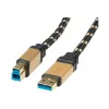 ROLINE Gold - καλώδιο USB - USB Type-A (M) σε USB Type-B (M)