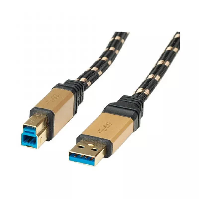 ROLINE Gold - καλώδιο USB - USB Type-A (M) σε USB Type-B (M)