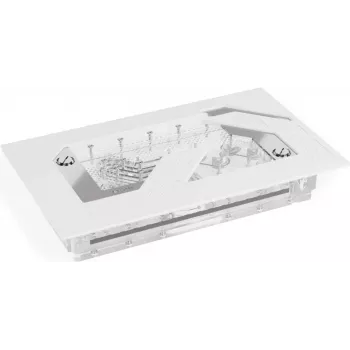 Alphacool Apex Distroplate Dark Base Pro 901 λευκό VPP/D (14659)