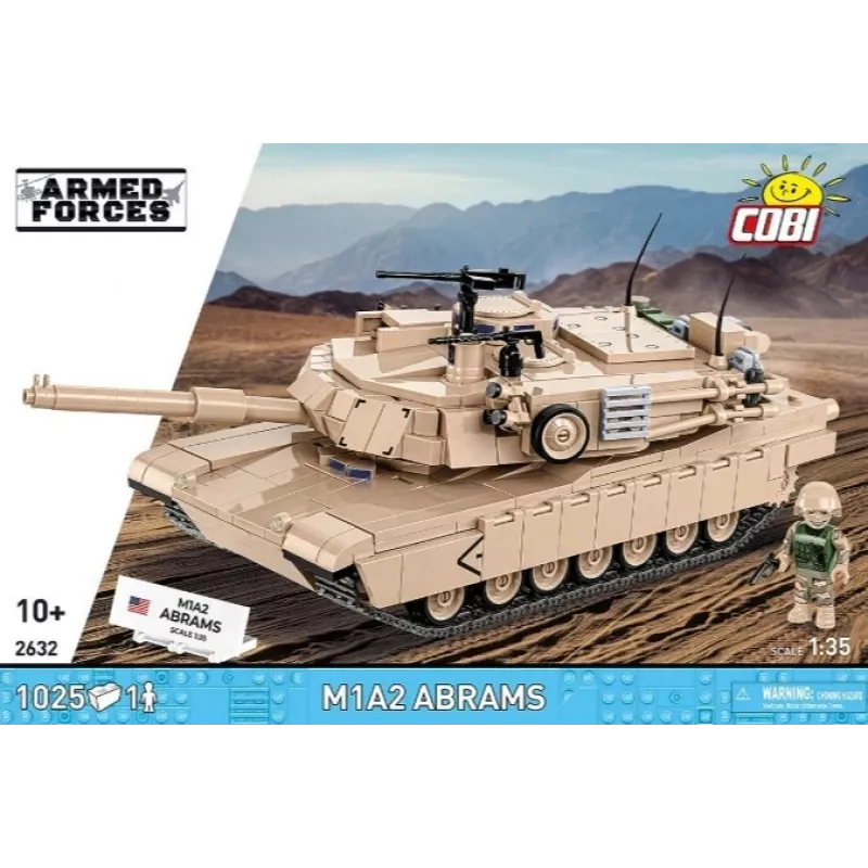 Σετ κατασκευής τουβλάκια Cobi M1A2 Abrams 1025 τεμ. μοντέλο COBI-2632