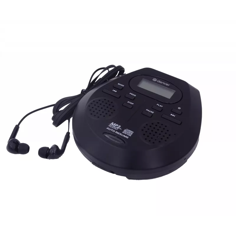 Φορητό CD player Denver DMP-395B Μαύρο Αναπαραγωγή MP3 Οθόνη LCD