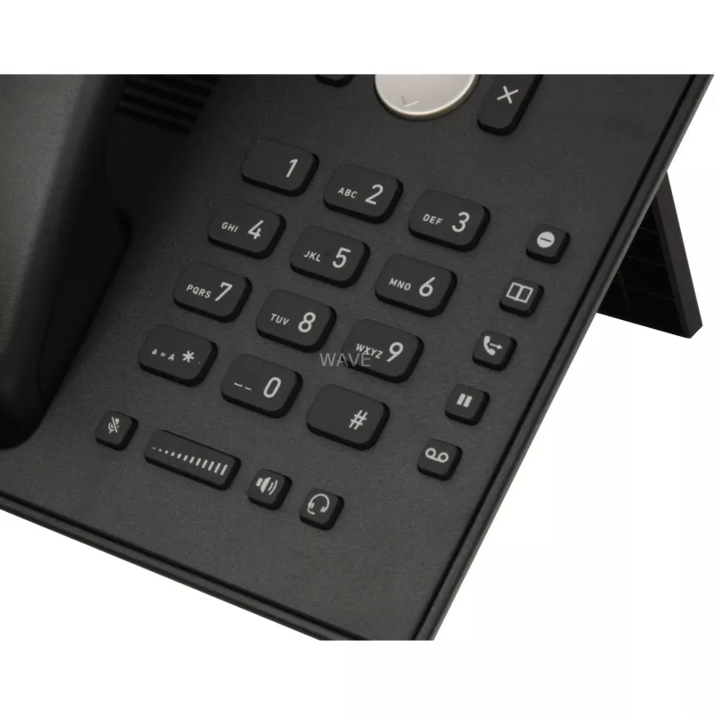 snom D120 - τηλέφωνο VoIP - τριμερής διάσκεψη - SIP - 2 καλώδια - μαύρο (4361)