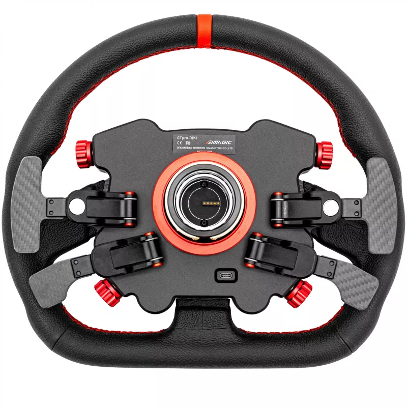 Simagic GT1 D Τιμόνι + Pro-Hub/Κουμπί - Δέρμα