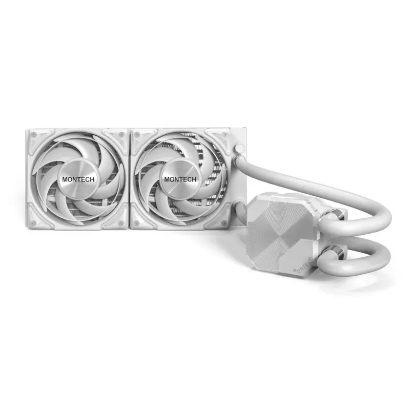 Montech HyperFlow Silent 240 επεξεργαστής All-in-One υγρόψυκτη 12 cm λευκό 1 τεμ.