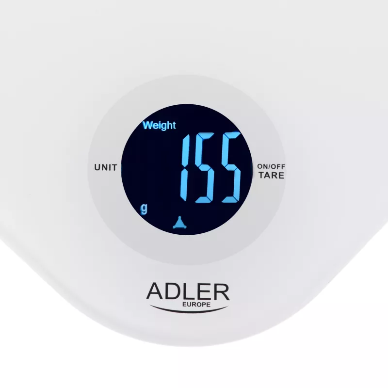 Ζυγαριά κουζίνας Adler AD 3180 διαβάθμιση 1 g LCD λευκή