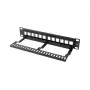Τυφλό πάνελ rack LANBERG PPKS-9112-B, 12-Port, 1HE, μέταλλο, γκρι, 254×44,5×99,3 mm