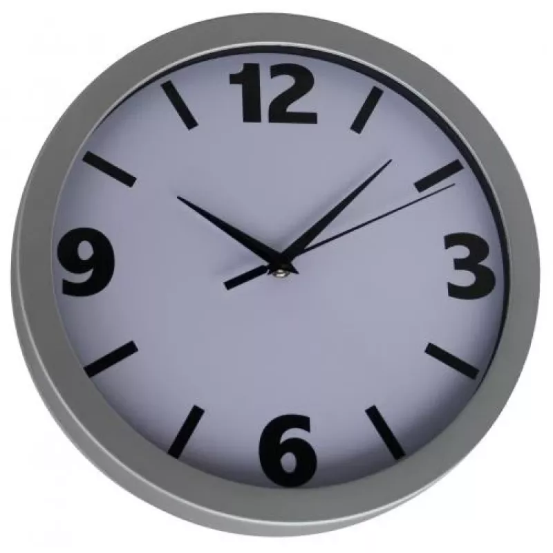 NXT Uhr 13801 Small Numbers, Ø30 cm, Επιτοίχιο ρολόι, Λευκό