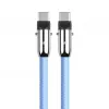 Καλώδιο 2in1 USB-C 1m μπλε