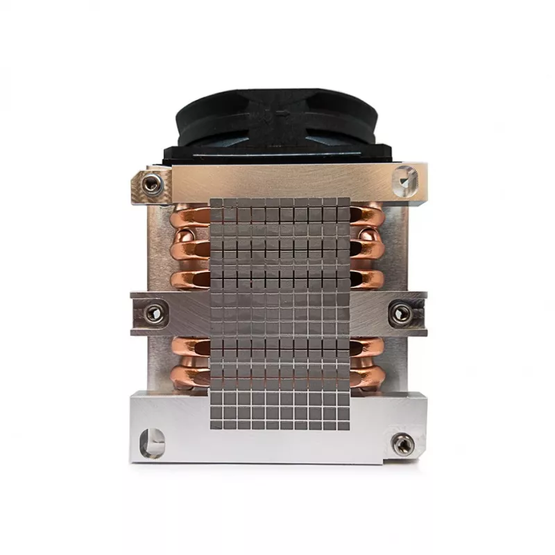 Ψύκτρα Cooler Inter-Tech B-14 Επεξεργαστή 8 cm Μαύρο Ασημί