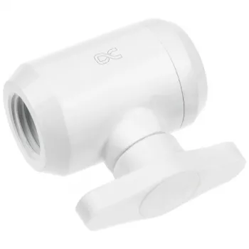 Water block Alphacool 17630 λευκό σπείρωμα 1/4 ίντσας πλάτος 36 mm