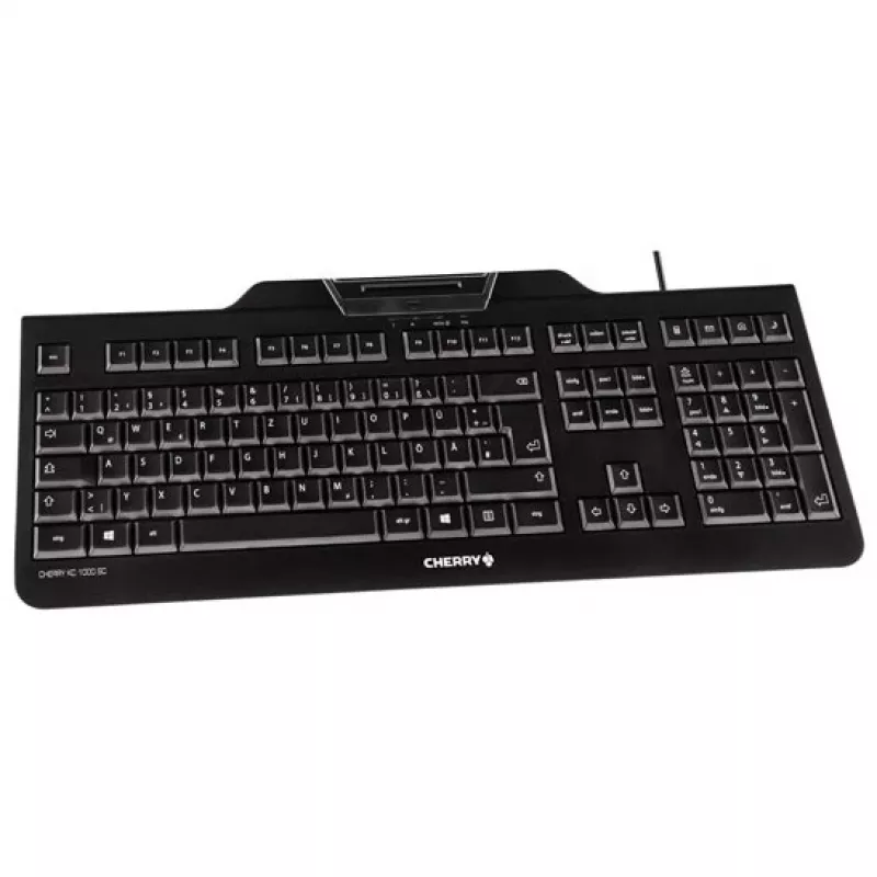 CHERRY KC 1000 SC πληκτρολόγιο Universal USB AZERTY Βελγικό μαύρο
