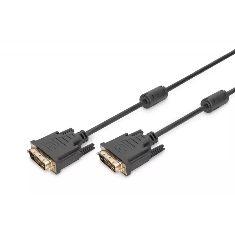 Καλώδιο σύνδεσης DVI Digitus AK-320108-010-S 1m