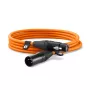 RØDE XLR3M-O Καλώδιο ήχου 3 m XLR Πορτοκαλί αρσενικό βύσμα σε υποδοχή θηλυκή