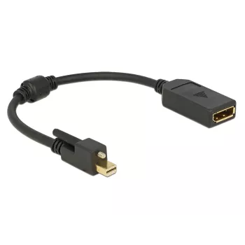 Καλώδιο DisplayPort DeLOCK 62638 Mini DisplayPort 0,25 m μαύρο