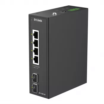 D-Link 6-Port Gigabit Industrial Unmanaged Switch με 2 x SFP Ports