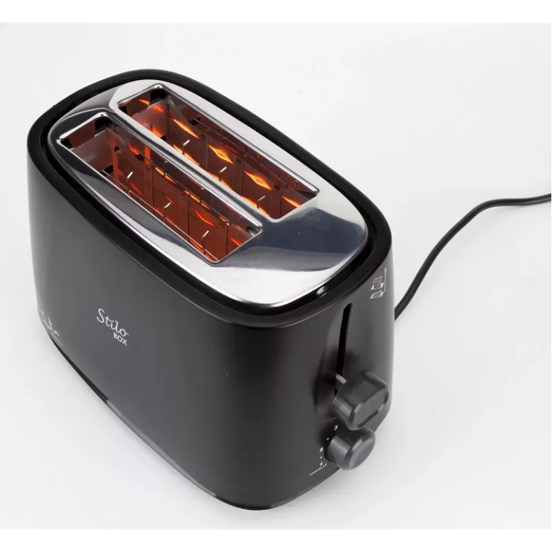 Τοστιέρα JATA TT631 2 φέτες 750 W μαύρο ανοξείδωτο ατσάλι