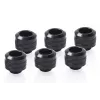 Alphacool Eiszapfen Pro 17475 σύνδεσμος HardTube 13 mm G1/4, συσκευασία 6 τεμαχίων, ορείχαλκος, 20 mm, 2,2 cm, μαύρος