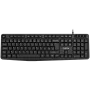 Ενσύρματο πληκτρολόγιο CANYON KB-1 UK-Layout μαύρο