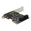 Κάρτα SATA PCI Express x1 DeLOCK 90010 μορφότυπος Low-Profile