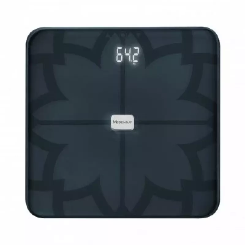 Medisana BS 450 ζυγαριά ανάλυσης σώματος, μέγ. 180kg, μαύρο, Bluetooth, αισθητήρες ITO (40510)
