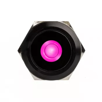 DimasTech διακόπτης βανδαλισμού 25mm Blackline Dot RGB (PD224) ανθεκτικός σε βανδαλισμό διακόπτης πίεσης