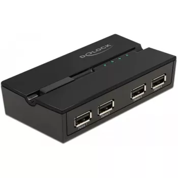 DeLOCK 11494 Διακόπτης δεδομένων υπολογιστή Μαύρο USB Type-A Type-B 0,48 Gbit/s