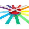 NeXtime Ρολόι 2995di Colour Guide, Ø 60 cm, Επιτοίχιο, Πολύχρωμο