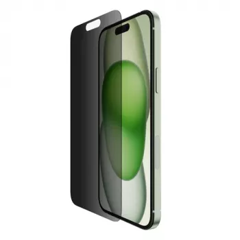 Belkin ScreenForce Pro - Προστασία οθόνης για κινητό - 2,5D - Γυαλί - με φίλτρο απορρήτου - για Apple iPhone 14 Pro Max, 15 Plus (OVA148ZZ)