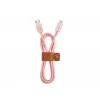 Καλώδιο USB Tellur TLL155281 USB 2.0 1 m USB A USB C ροζ χρυσό