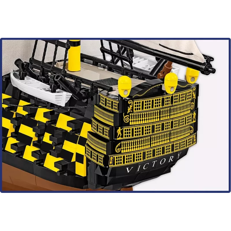Σετ κατασκευής Cobi HMS Victory — 2.517 τεμ., λεπτομερές ιστορικό μοντέλο ιστιοφόρου
