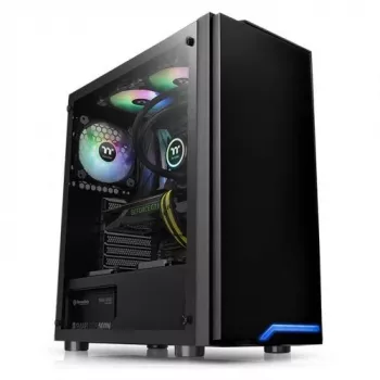Thermaltake H100 TG MIDI Tower μαύρο