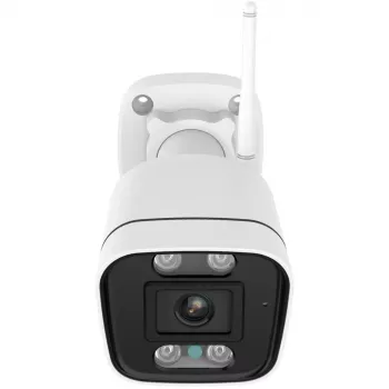 Foscam V8P Wi-Fi κάμερα παρακολούθησης Λευκή 8MP (3840x2160), Dual-Band-WLAN, ενσωματωμένος προβολέας και σειρήνα συναγερμού (V8P-W)