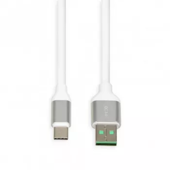 Καλώδιο USB-A σε USB-C IBOX IKUMTCWQC 1,5 m, USB 2.0, 3 A, λευκό