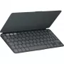 Logitech Keys-To-Go 2 Πληκτρολόγιο Universal Bluetooth AZERTY Γαλλικό Graphite