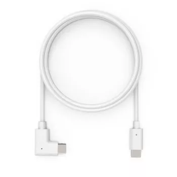 Compulocks 6ft καλώδιο φόρτισης και δεδομένων USB-C σε USB-C 90 μοιρών 2.0 - καλώδιο USB - 24 ακίδων USB-C (M) ευθύ σε 24 ακίδων USB-C (M) με δεξιά γωνία - 1,83 m - λευκό - για Compulock