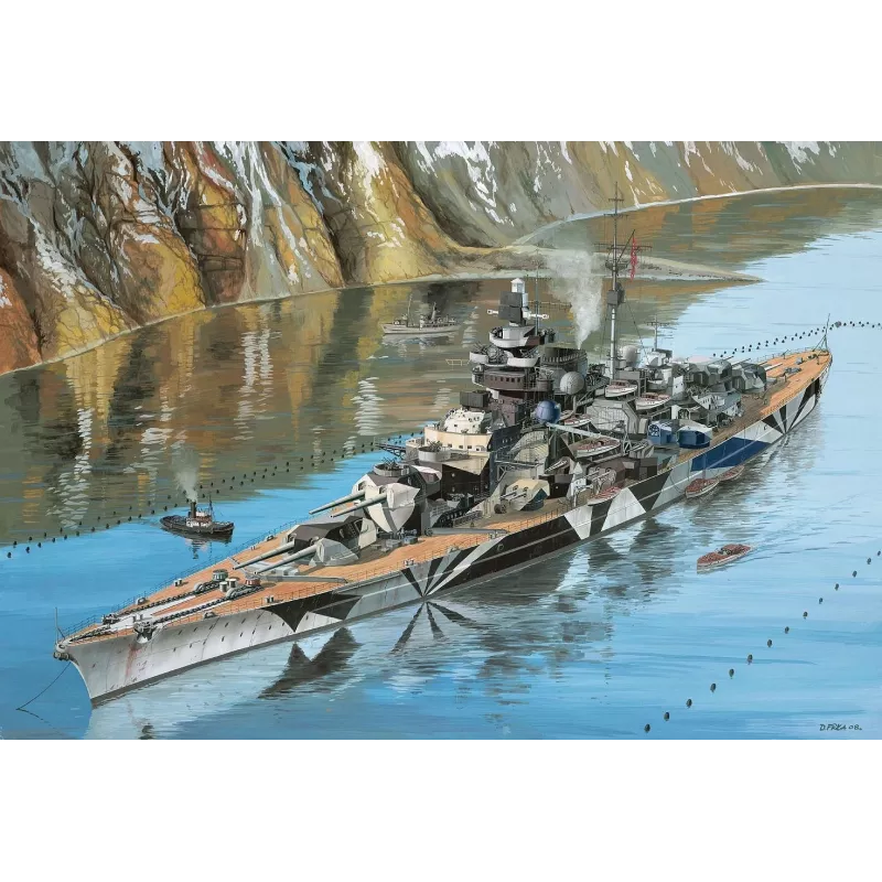 Πλαστικό μοντέλο πλοίου REVELL Tirpitz κλίμακα 1:350