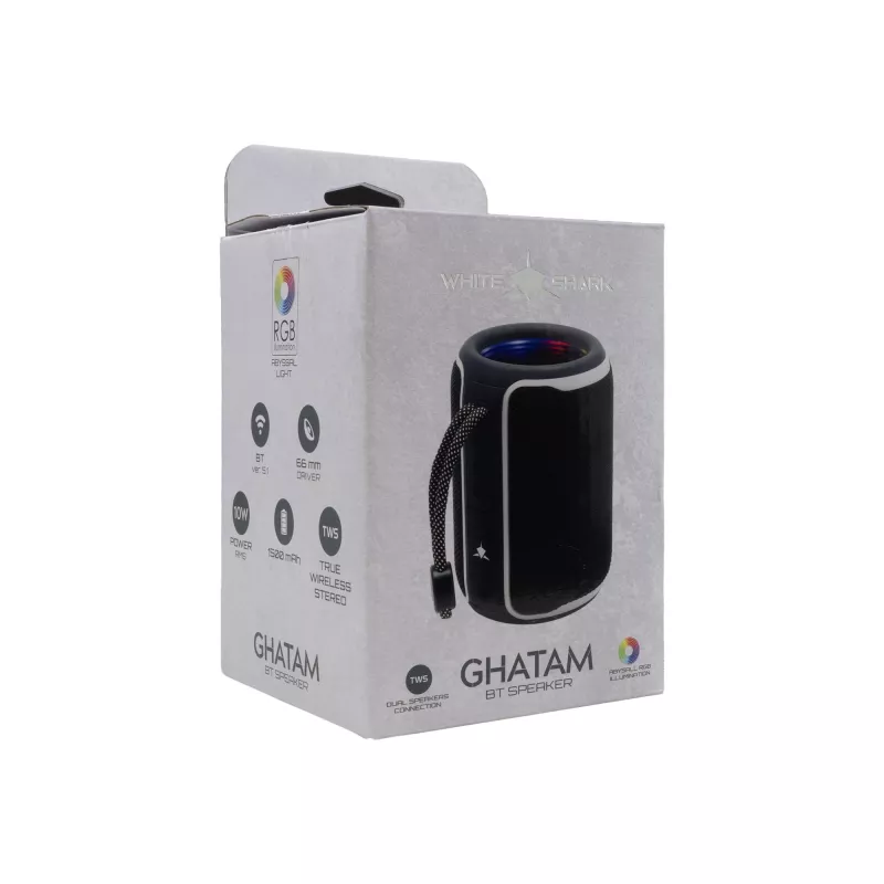 White Shark GBT-3007 Ghatam μαύρο/λευκό