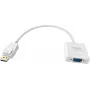 Αντάπτορας καλωδίου βίντεο Vision TC-DPVGA 0,22 m VGA DisplayPort Λευκό
