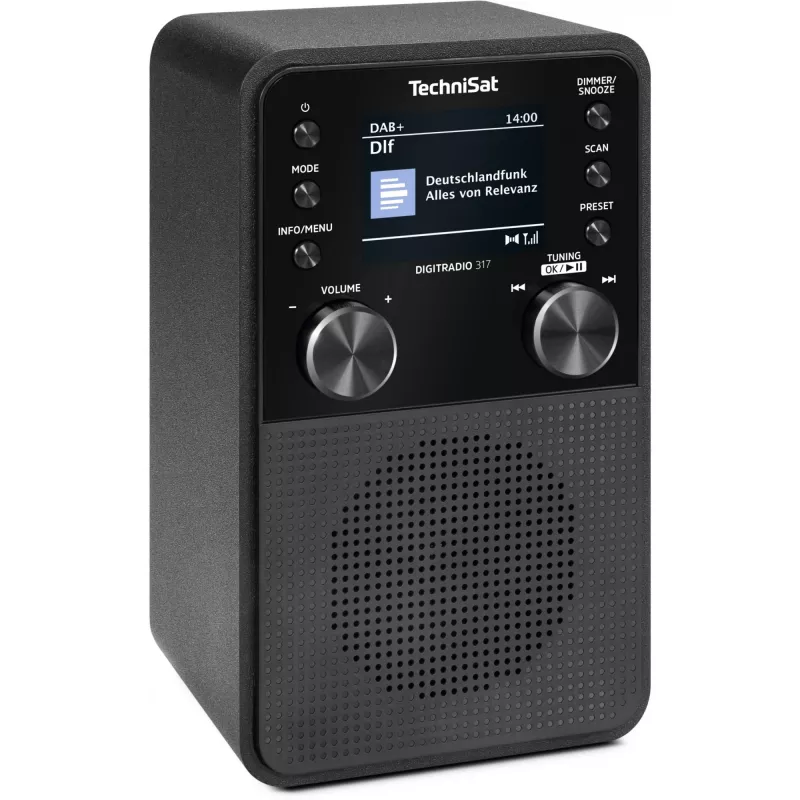 Ψηφιακό ραδιόφωνο TECHNISAT DigitRadio 317 — μαύρο, λήψη FM και DAB+