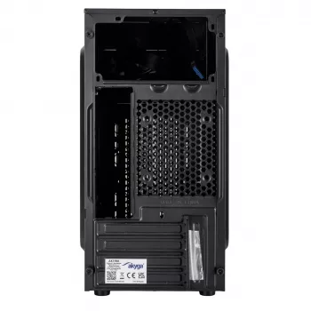 Akyga AK19BK Κουτί υπολογιστή Micro-Tower, Micro-ATX / Mini-ITX, USB-C + USB 3.0 + 2x USB 2.0, χωρίς τροφοδοτικό, μαύρο