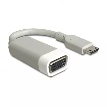 Προσαρμογέας καλωδίου βίντεο DeLOCK 65471 mini HDMI σε VGA 0,015 m λευκό