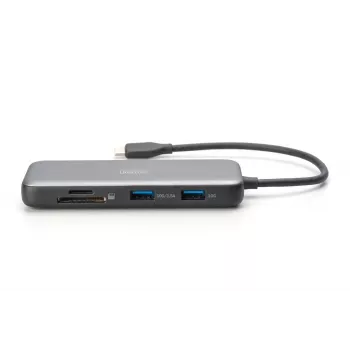 Σταθμός σύνδεσης USB-C Digitus DA-70915 8 θέσεων 100W Power Delivery