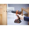 Κρουστικό δραπανοκατσάβιδο μπαταρίας BLACK+DECKER BCKSB04
