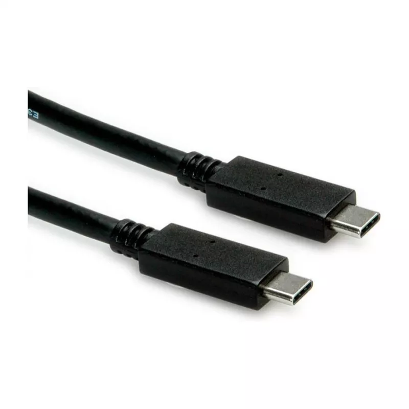 Καλώδιο USB ROLINE 11.02.9057 USB 3.2 Gen 2 1m USB C μαύρο