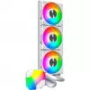 360mm Radiator Montech HyperFlow ARGB 360 White — ψυγείο υγρής ψύξης 360mm για PC