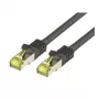 Καλώδιο δικτύου M-Cab CAT7 S-FTP PIMF RJ-45 15m μαύρο